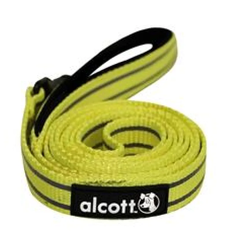 Alcott Reflexní vodítko pro psy, žluté velikost S