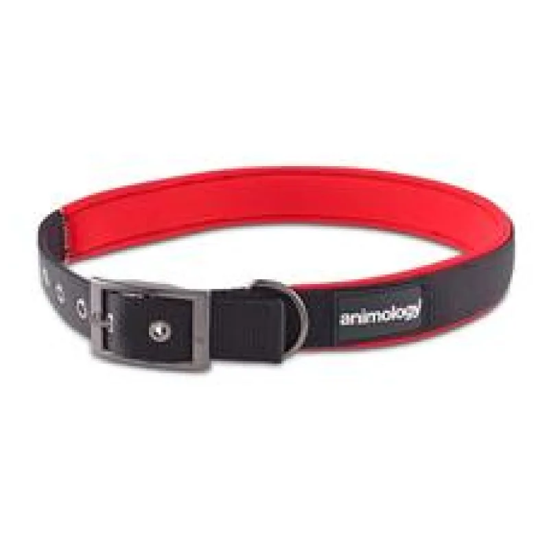 Animology Nylonový obojek pro psy červený XL