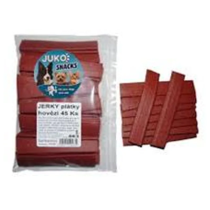 Jerky plátky Hovězí JUKO Snacks 45ks