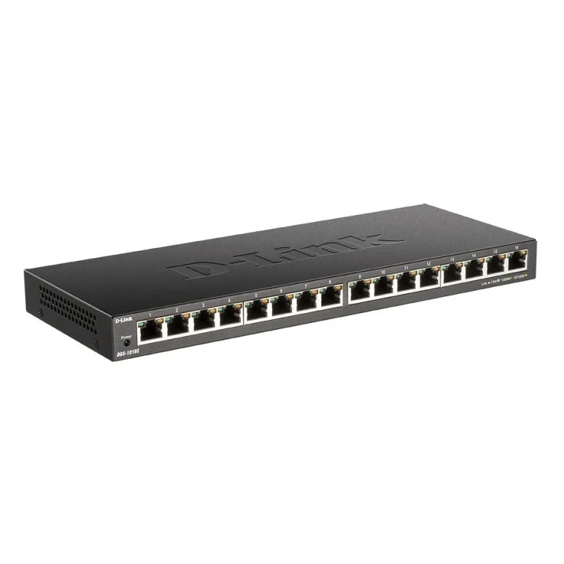D-Link DGS-1016S 16-portový gigabitový ethernetový prepínač, bez…