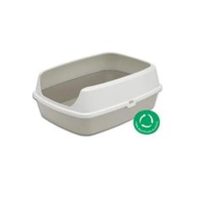 WC kočka MARYLOO 50 cm s vysokým okrajem, šedá 1 ks šedá