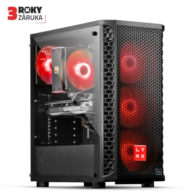 LYNX Challenger Ryzen 7 5700X 32GB 1TB SSD NVMe RTX 5070 12G W11 Home…