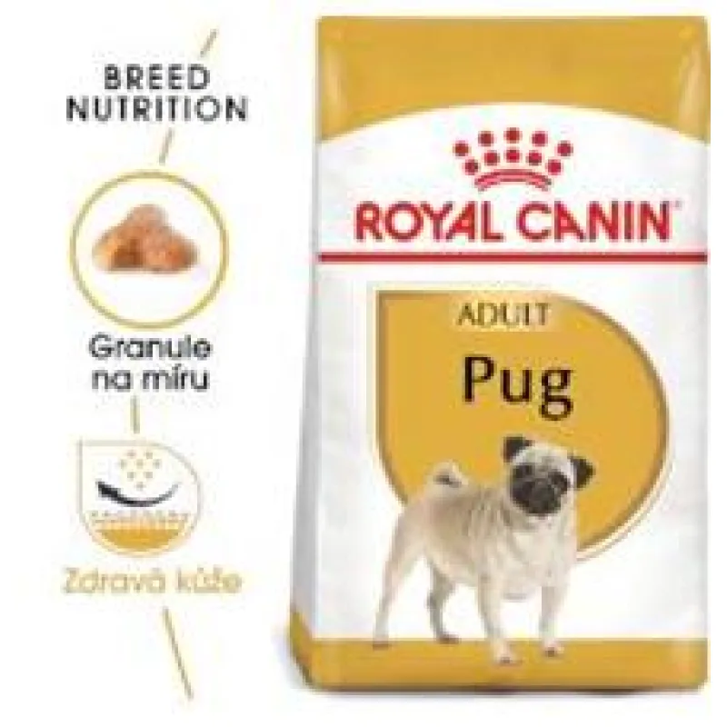 ROYAL CANIN Pug (MOPS) Adult 1,5kg - exp. 12/25 - 1 ks skladem