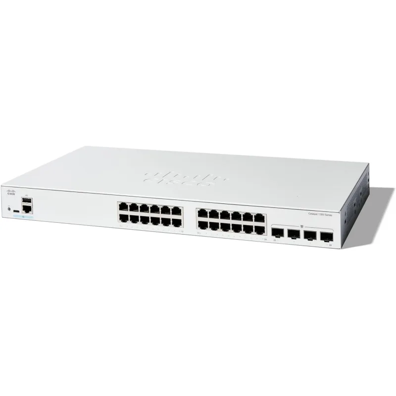 Cisco Catalyst switch C1300-24T-4G (24xGbE, 4xSFP, fanless) - REFRESH…