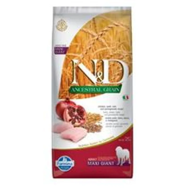 N&D LG DOG Adult Giant Chicken & Pomegranate 2 x 12 kg