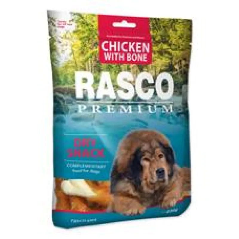 Pochoutka RASCO Premium kosti obalené kuřecím masem 230 g