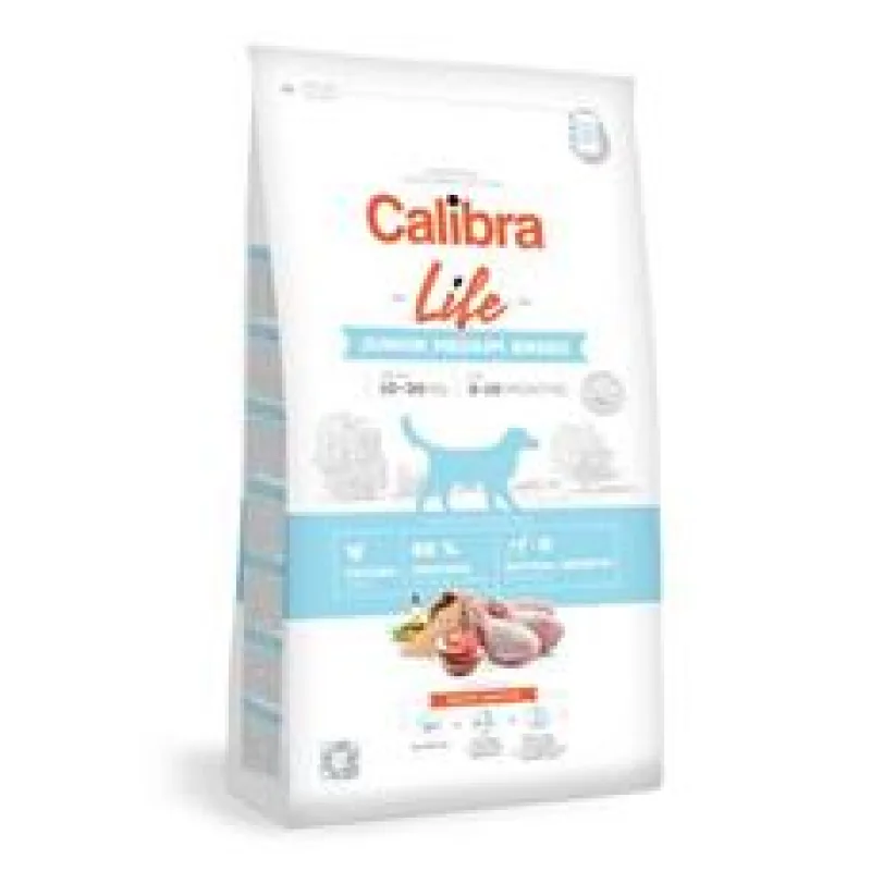 Calibra Dog Life Junior Medium Breed Chicken 2,5 kg - exp. 7/25 - 1 ks skladem