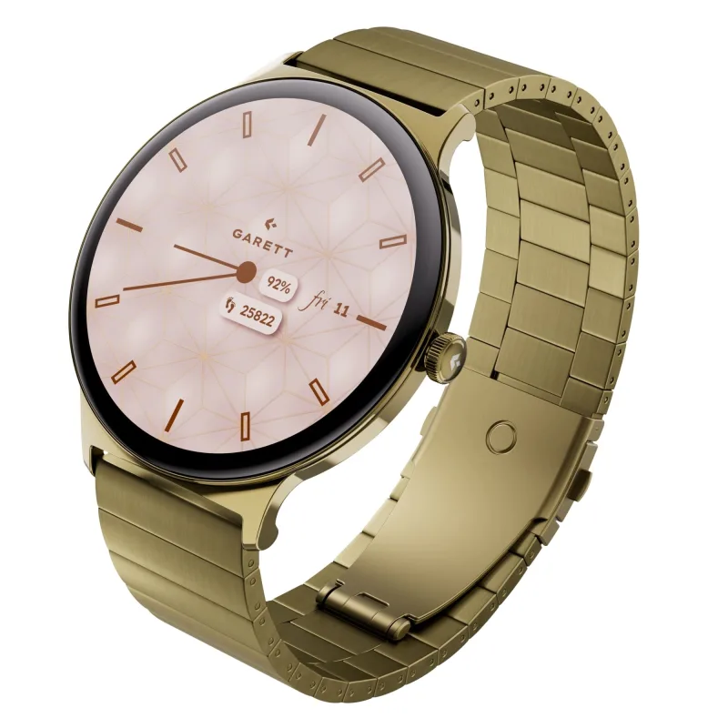 Garett Smartwatch Verona 2 zlatá SOLID steel VERONA_2_SOLID_GLD