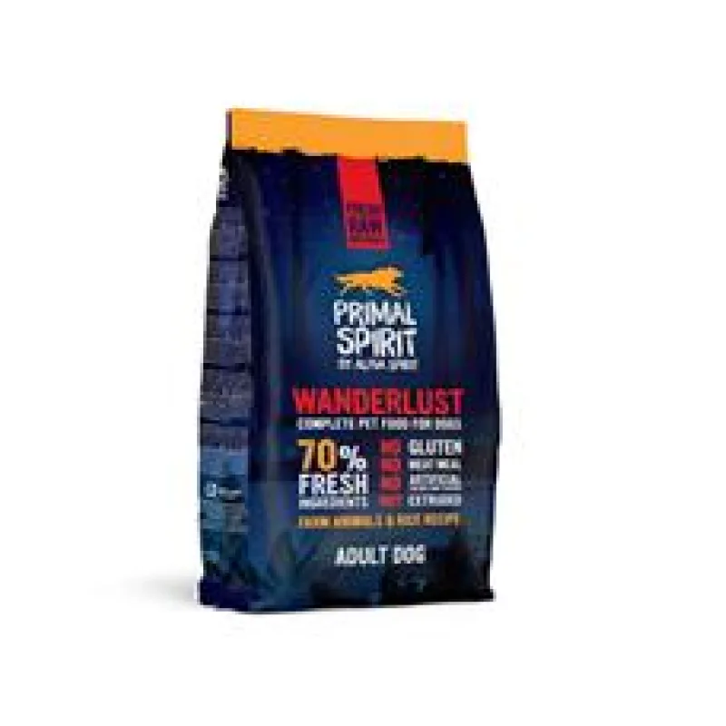 Primal Spirit Dog 70% Wanderlust 2 x 12 kg