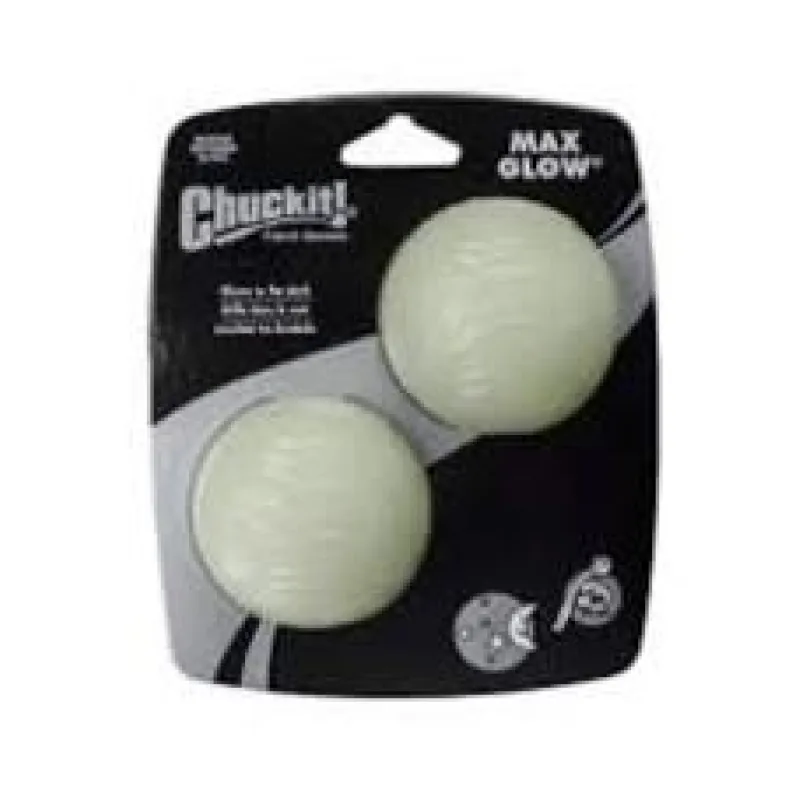 Hračka pes Chuckit Max Glow M 6cm/2ks