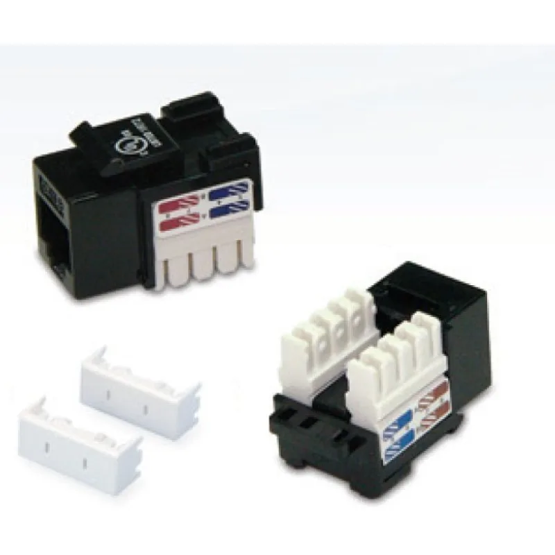 OXnet Keystone Cat5e, netieneny UTP, 90st svork., typ UNI 110, čierny…