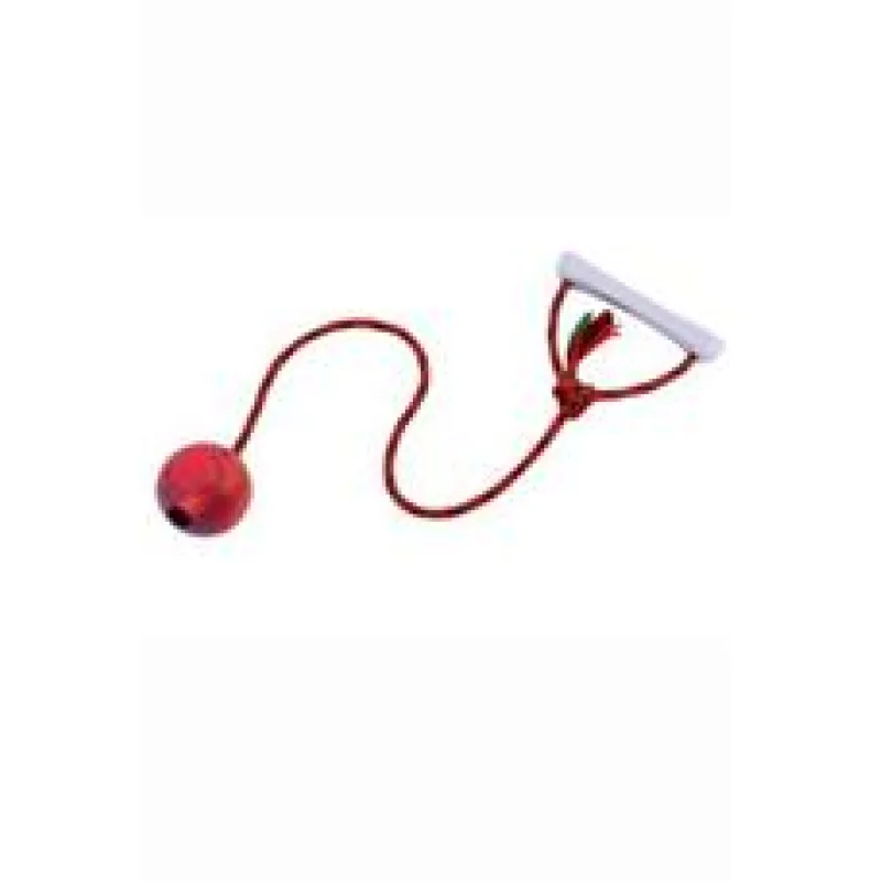 Hračka pes Míč aport. na šňůrce plovací Vanil. 8 cm 1 ks