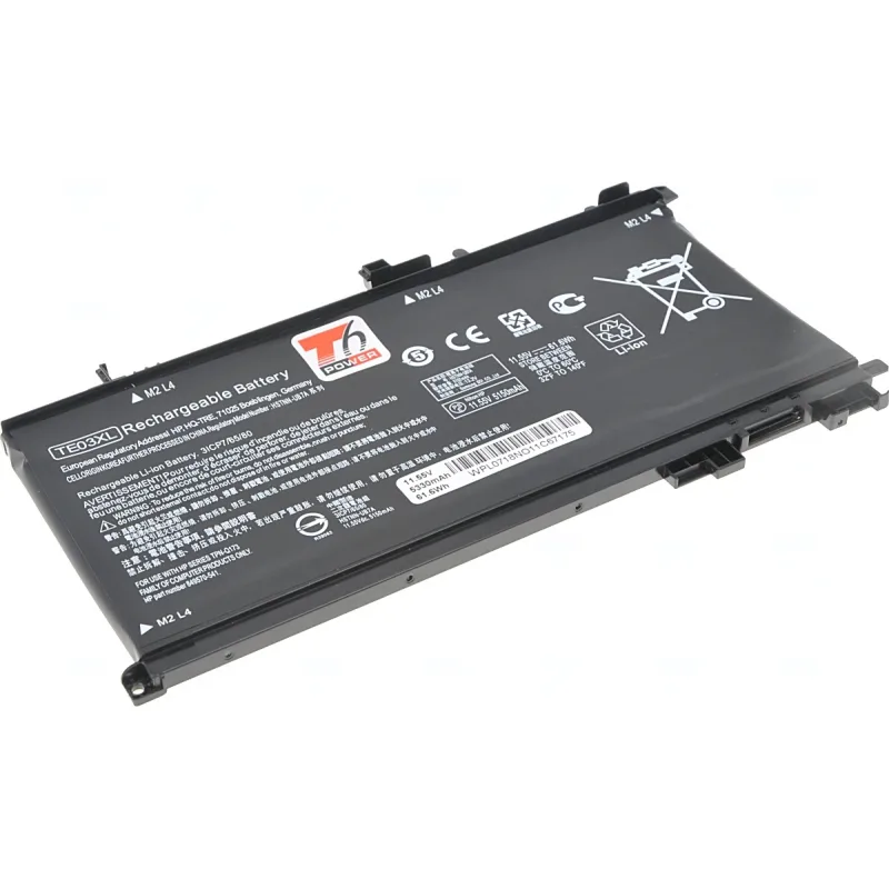Batéria T6 Power pre HP Pavilion 15-bc000, 15-bc200, Omen 15-ax000,…