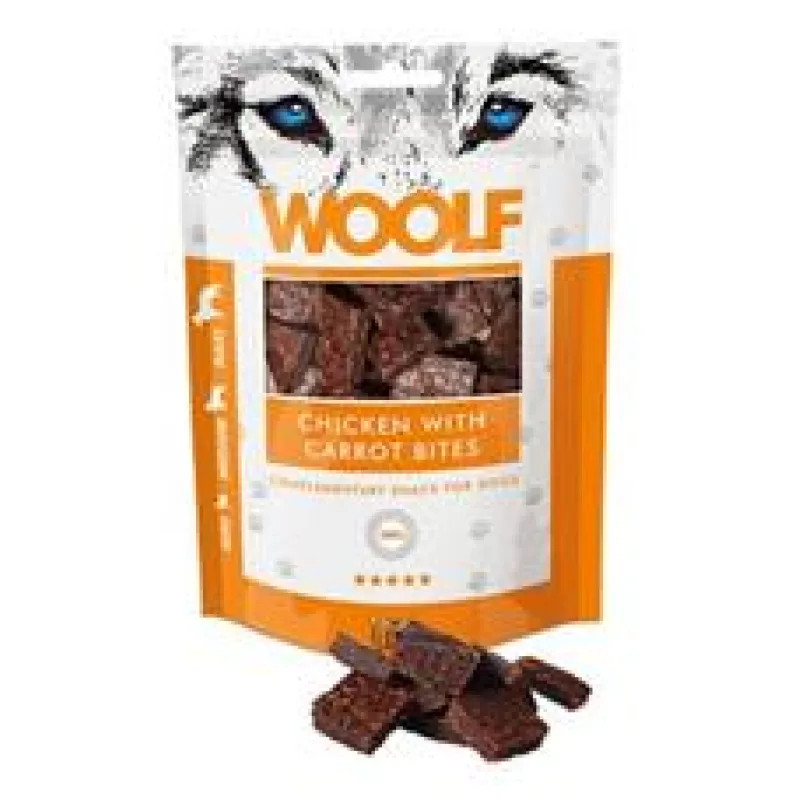 WOOLF pochoutka chicken with carrot bites 100g