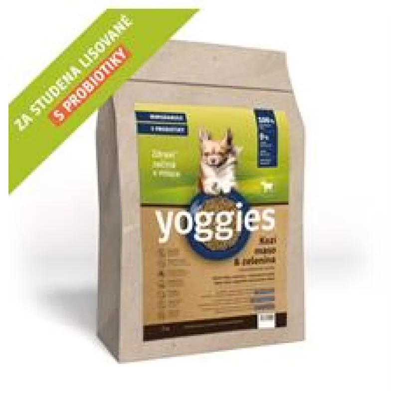 Yoggies hypoalergenní minigranule lisované za studena s probiotiky Kozí maso 5 kg