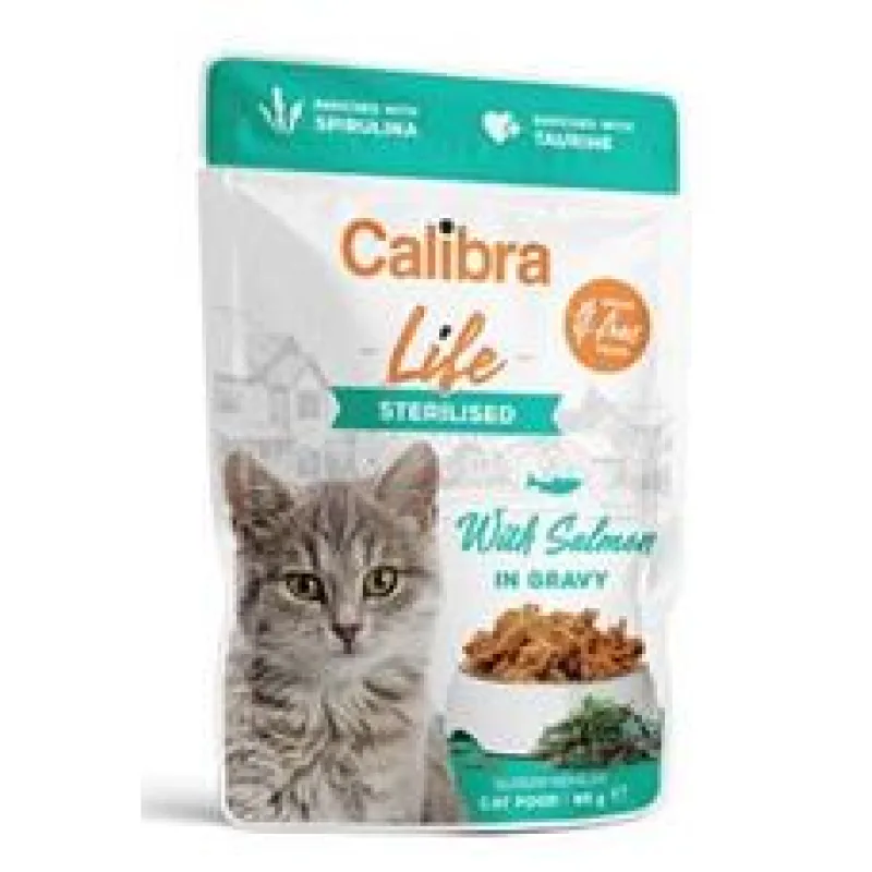 Calibra Cat Life kaps. Sterilised Salmon in gravy 85 g