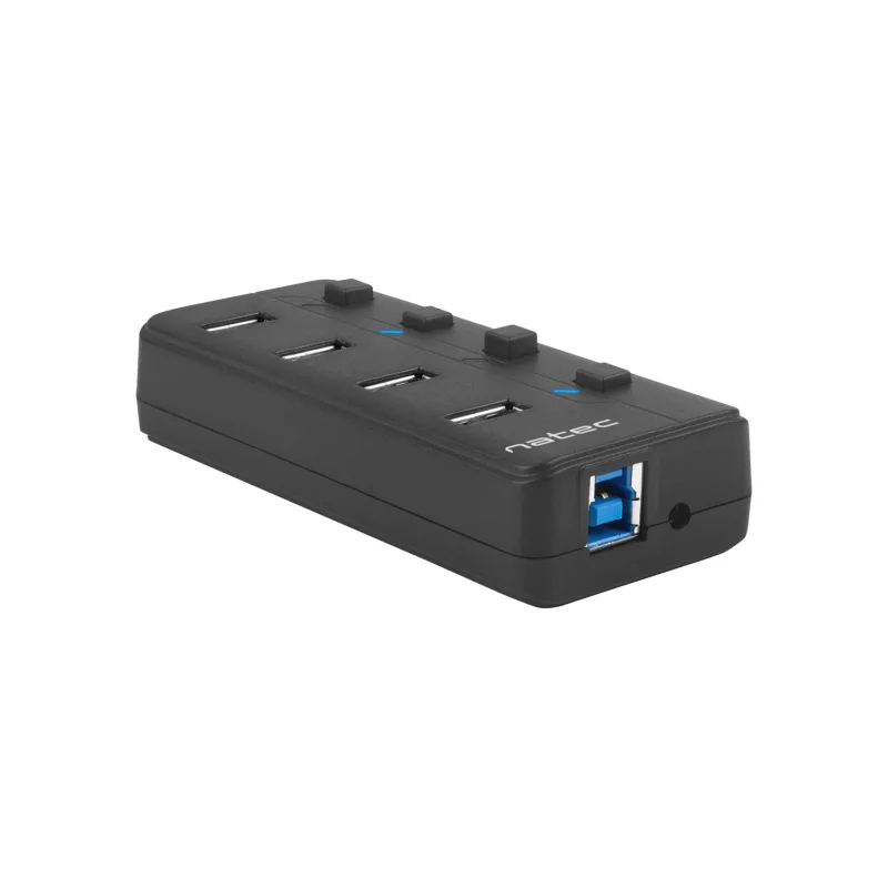 Natec Mantis 2 aktívny rozbočovač s funkciou nabíjania 4x USB 3.0 HUB,…