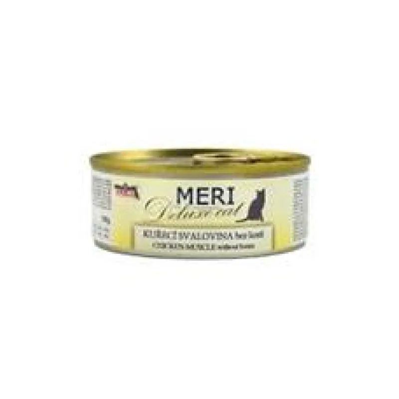 MERI Deluxe Cat kuřecí svalovina bez kosti, konzerva 400g
