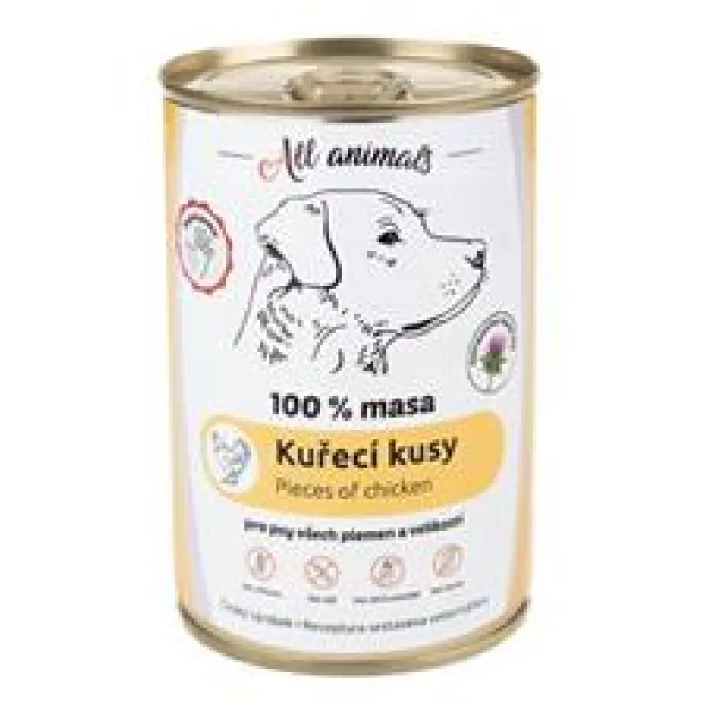 All Animals DOG kuřecí kousky 400 g