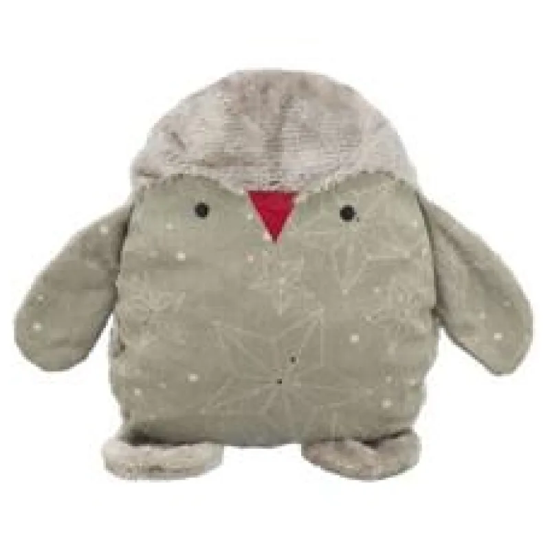 Xmas PENGUIN - vánoční plyšový tučňák bez zvuku, 24 cm, látka/plyš 1 ks