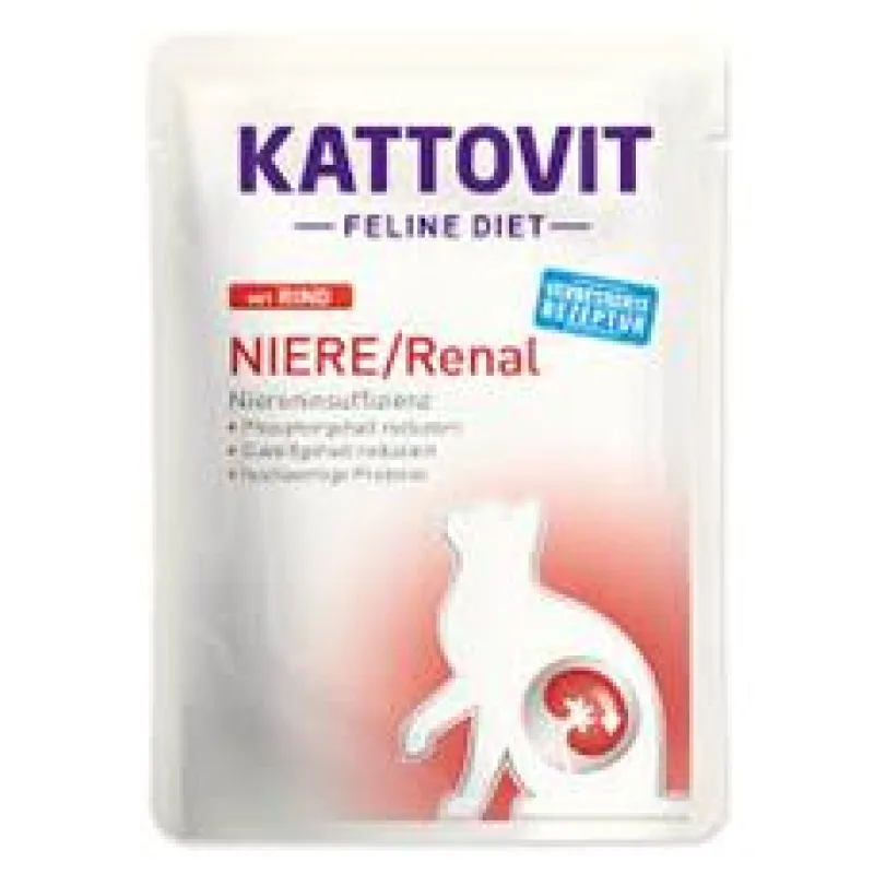 Kattovit Cat Renal hovězí kapsa 85g 85g