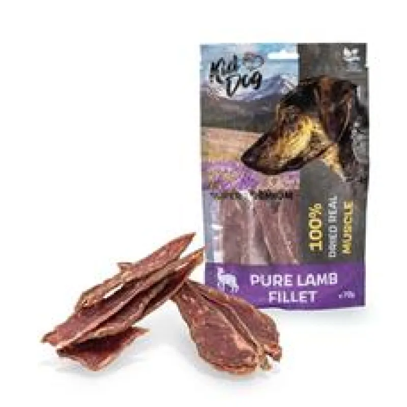 KIDDOG SUPER PREMIUM 100% jehněčí čistá svalovina bez aditiv 70g