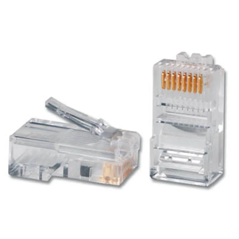 Konektor RJ45-8p8c,50µ" Au, drôt, Cat5e, UTP (100ks) 5120
