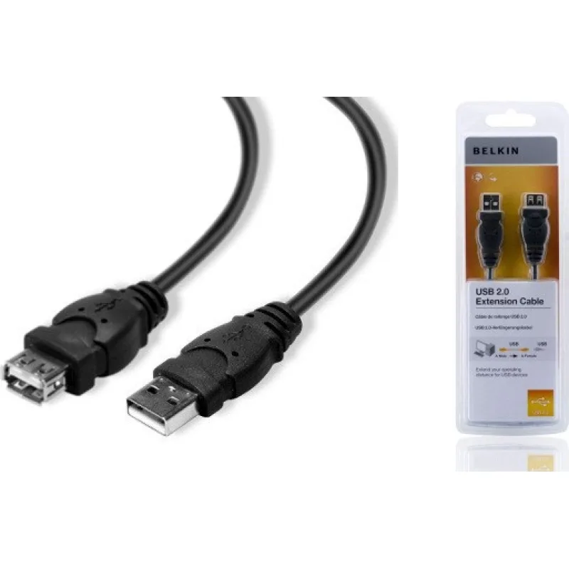 BELKIN USB 2.0 predlž. kábel A-A, štandard, 1.8 m F3U153bt1.8M