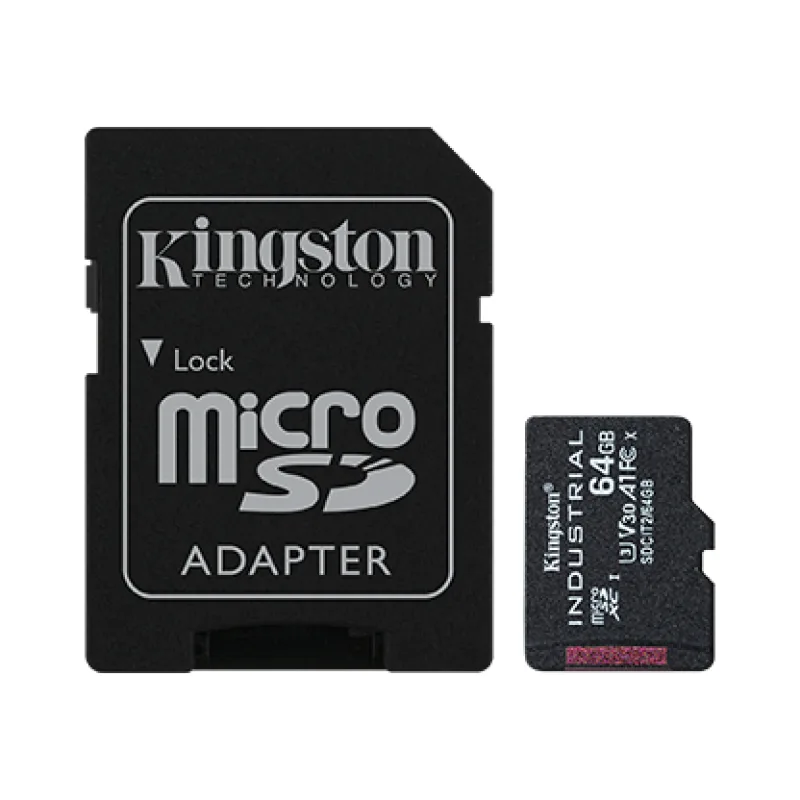 Kingston Industrial/ micro SDXC/ 64GB/ UHS-I U3 / Class 10/ + Adaptér…