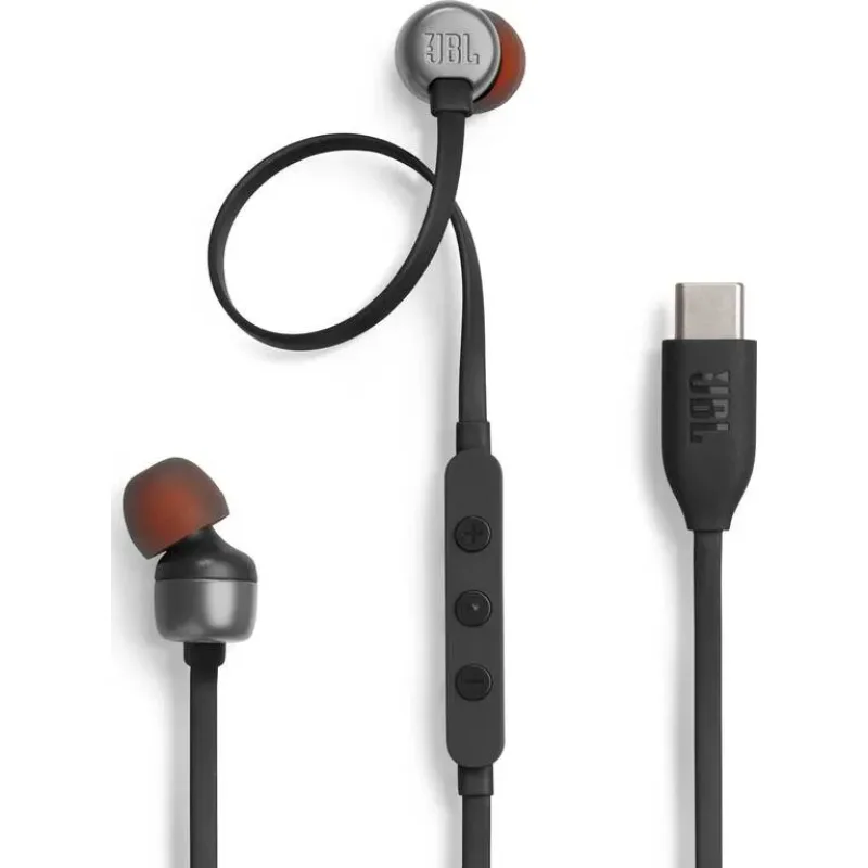 Sluchadla JBL TUNE 310 USB-C Čierne JBL T310CBLK
