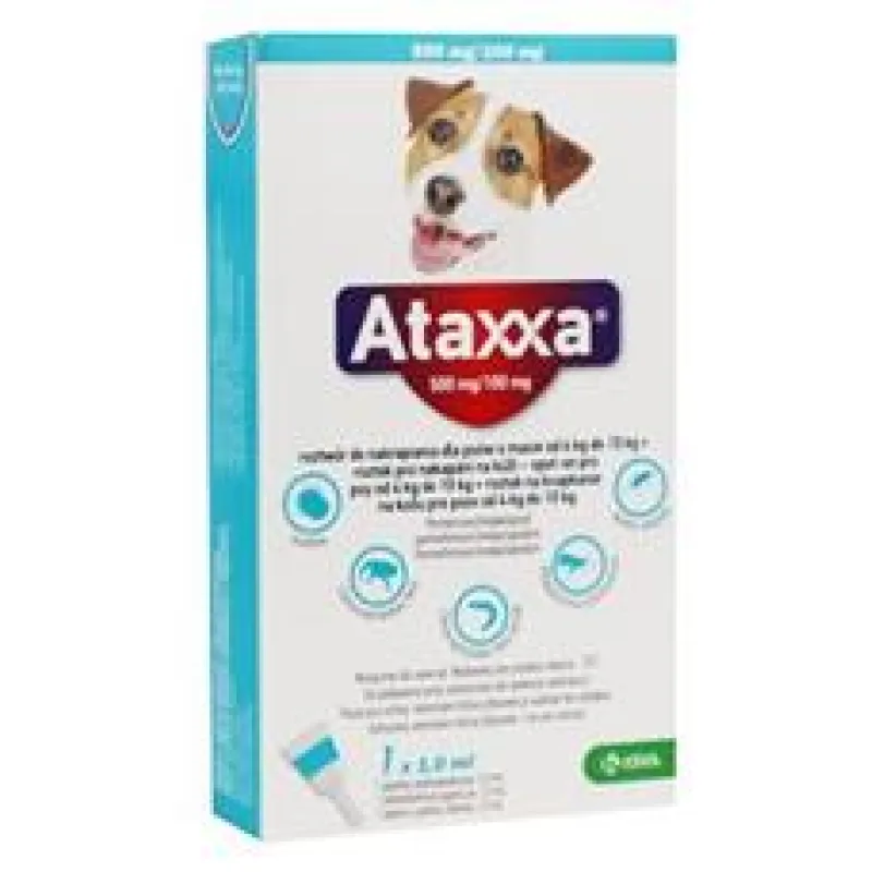 Ataxxa Spot-on Dog M 500mg/100mg 1x1ml
