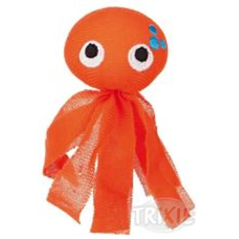 Látková chobotnice s catnipem pro kočky 11 cm