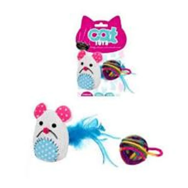 Myš se šantou a balónek 1 sada - 2 ks