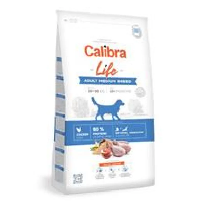 Calibra Dog Life Adult Medium Breed Chicken 2 x 12 kg