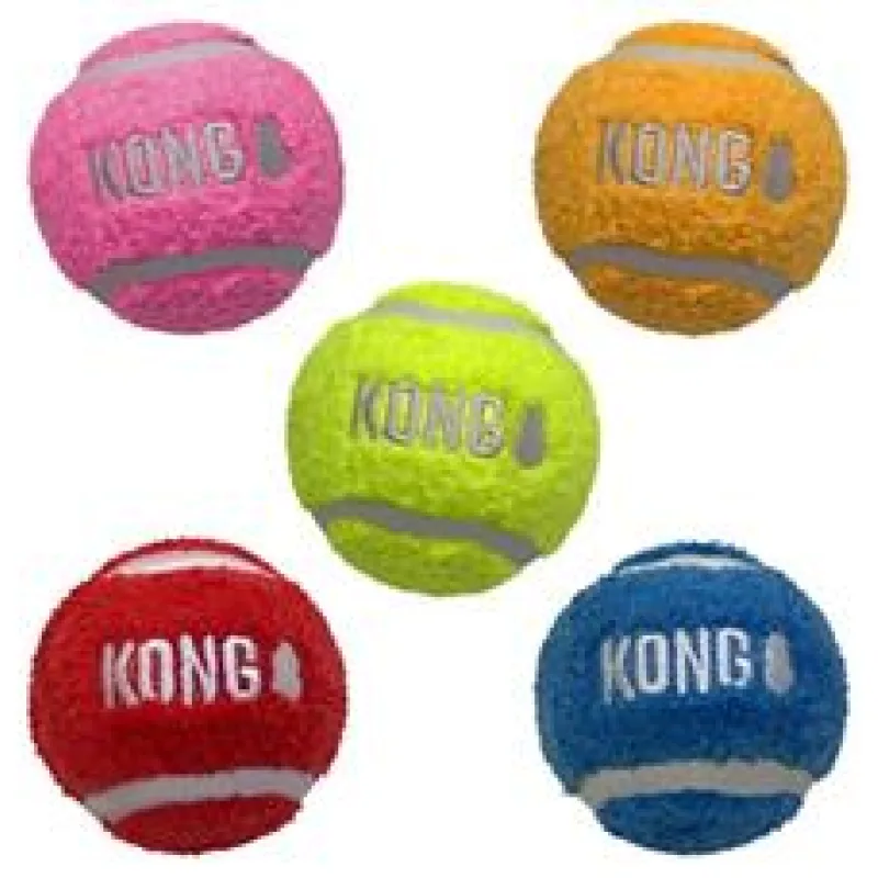 Hračka tenis + plyš KONG Sport® Softies Ball M 1ks/M