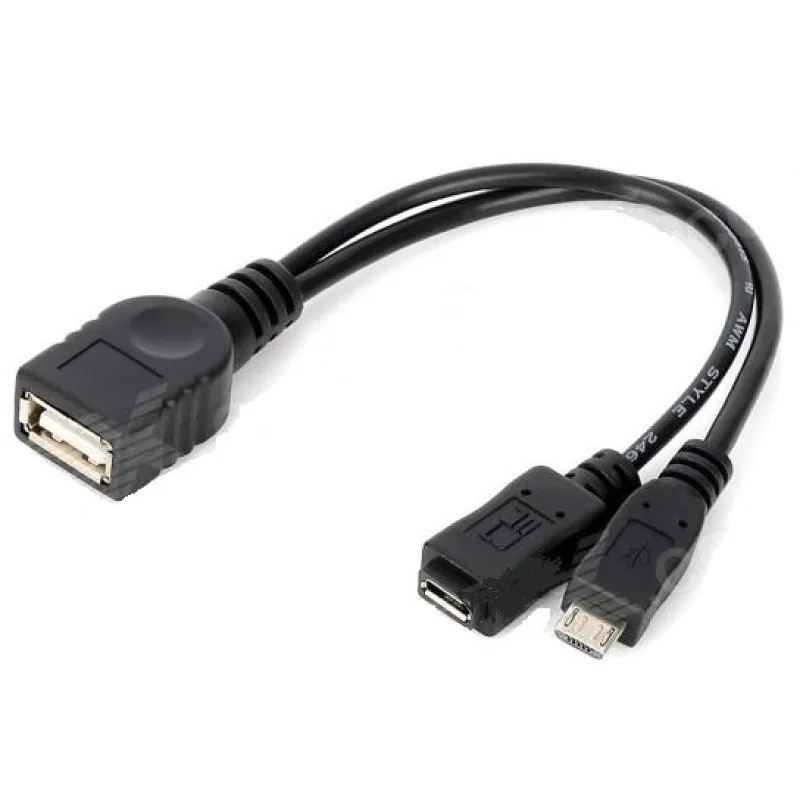 PremiumCord USB redukcia kábel USB A/ female+Micro USB/ female - Micro…