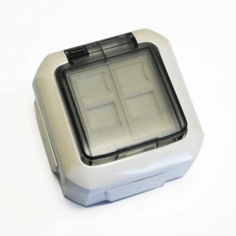 ABB Dátová zásuvka OUTDOOR IP54 STP CAT5E 2xRJ45 2446