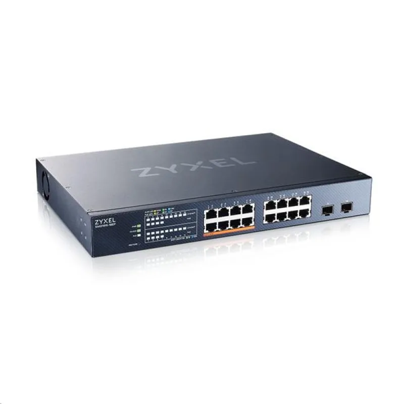 Zyxel XMG1915-18EP, 16-port 2.5GbE, 2 SFP+, 8 x PoE++ 180W Smart Switch,…