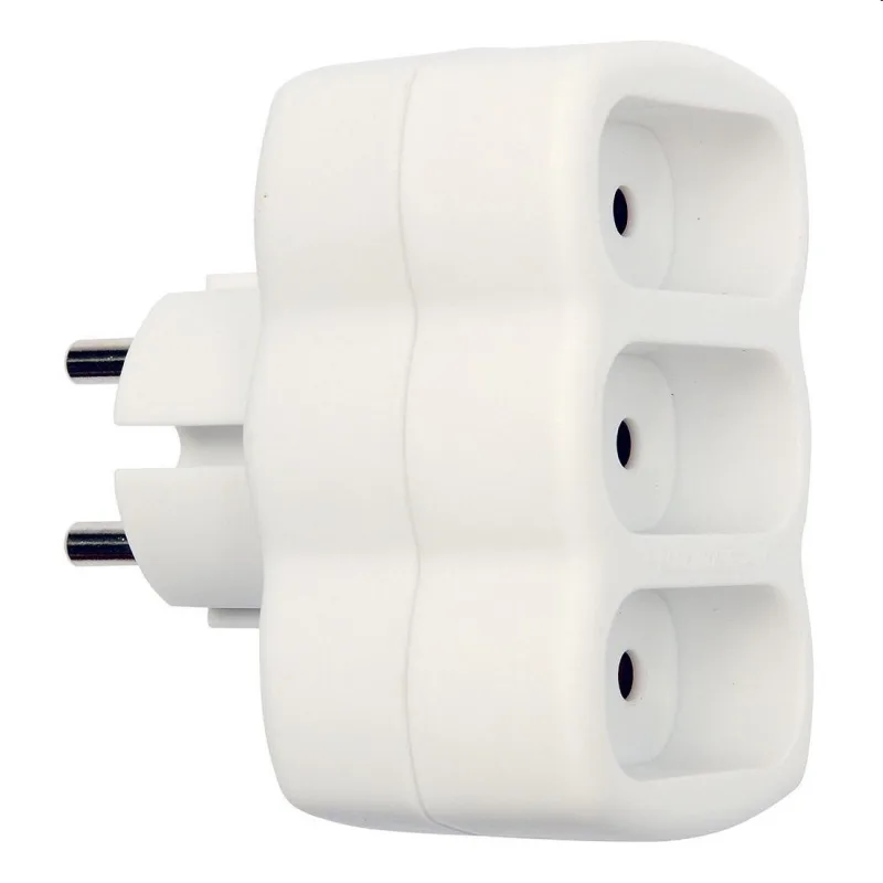 OEM Roztrojka 230V bílá 3x2,5A, PPR03