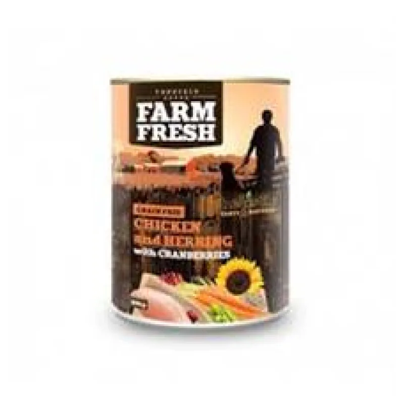 Farm Fresh Chicken & Herring with Cranberries 400 g - exp. 5/25 - 9KS SKLADEM