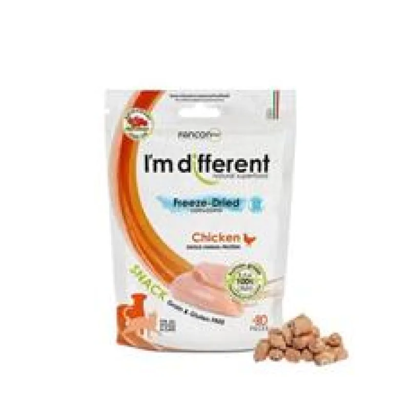 I´M DIFFERENT SNACK kuře - mrazem sušený pamlsek 40 g