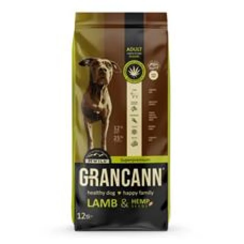 Grancann Lamb & Hemp seeds Adult medium & large breeds 2x12 kg