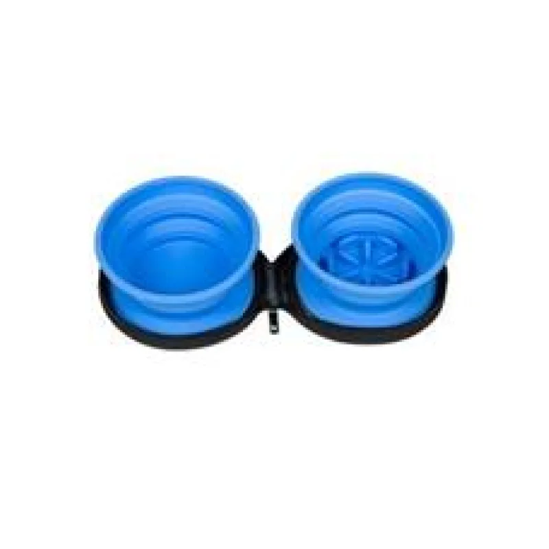 Cestovní dvojmiska SLOWFEEDER 700ml KW zelená