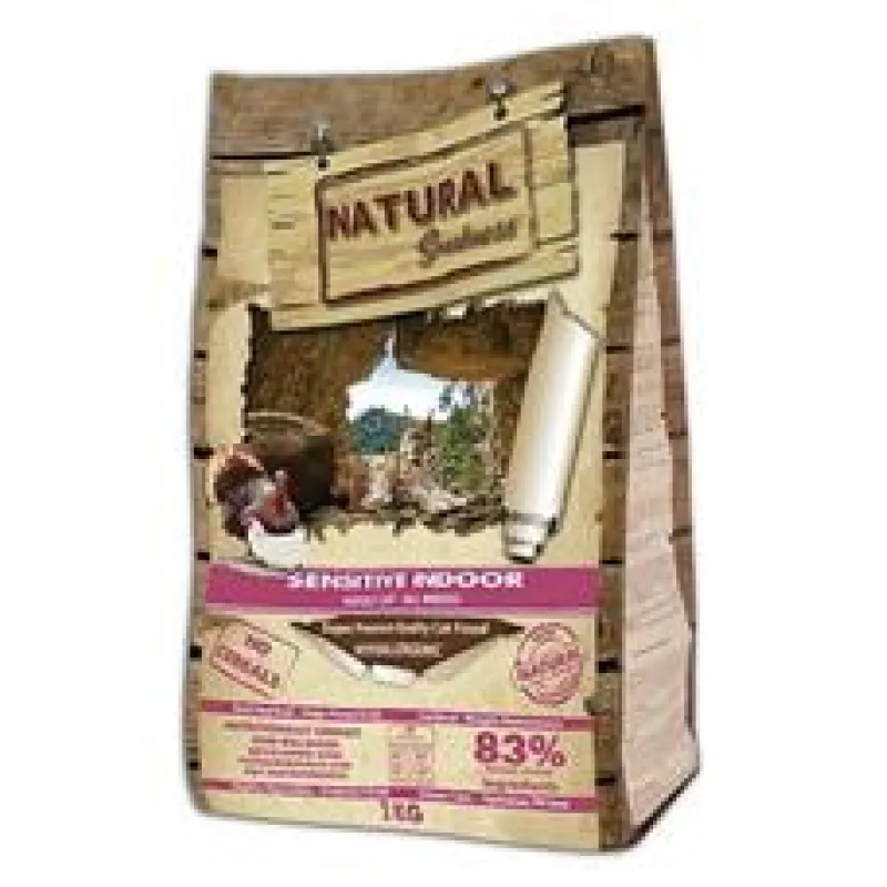 Natural Greatness Sensitive Indoor Cat Recipe/kuře,krůta 600g