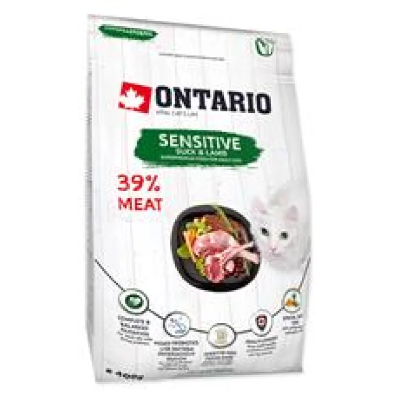 ONTARIO Cat Sensitive / Derma 2 kg