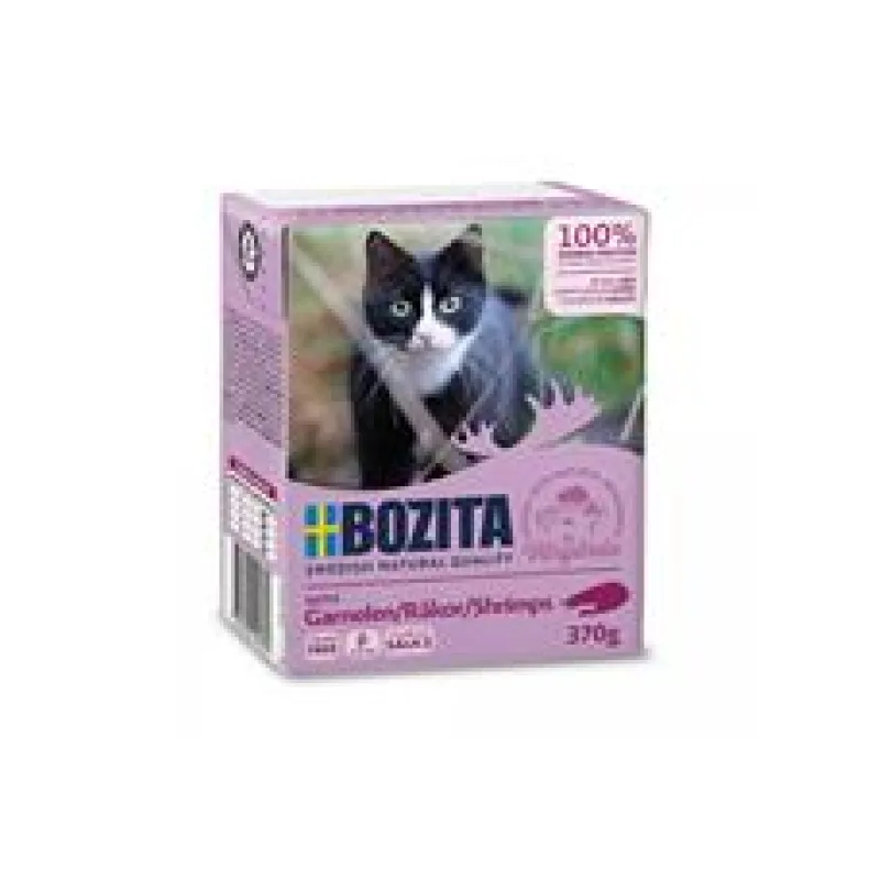 Bozita Cat kousky v omáčce s krevetami Tetrapak 370g