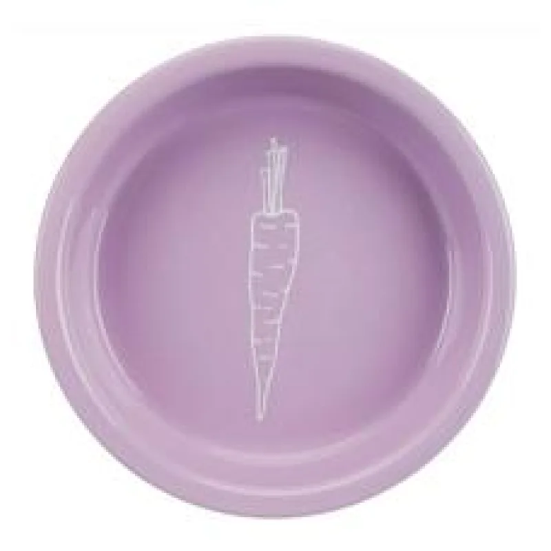 Keramická miska s motivem mrkve pro králíky 200 ml/14 cm