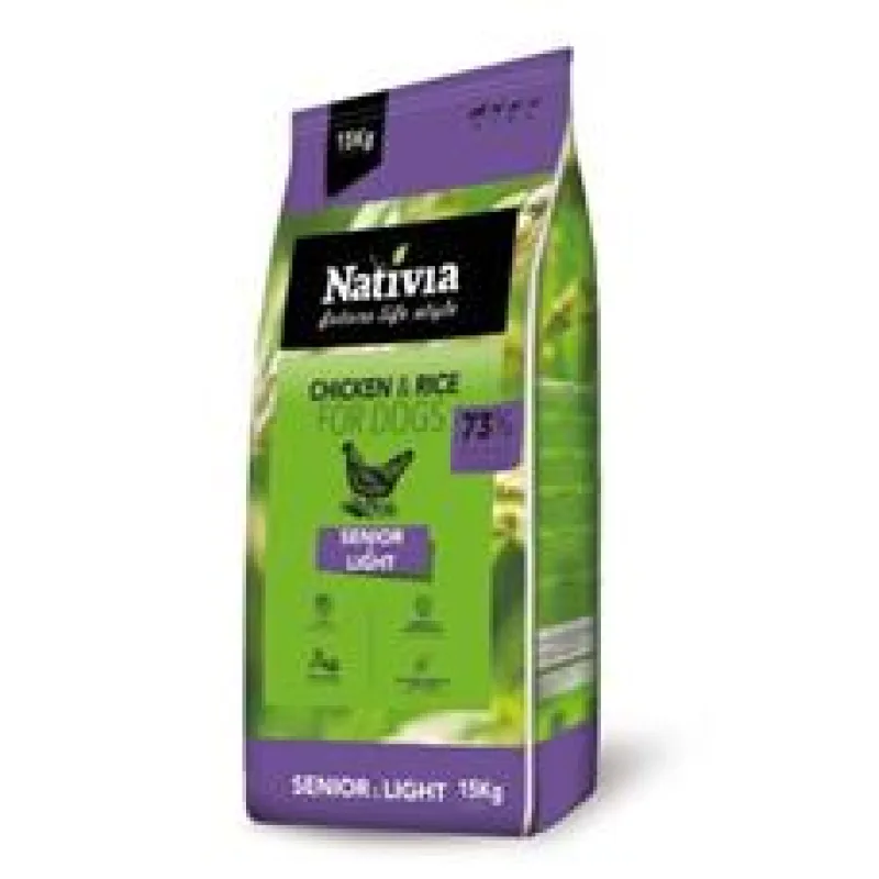 Nativia Dog Senior&Light 2x15 kg