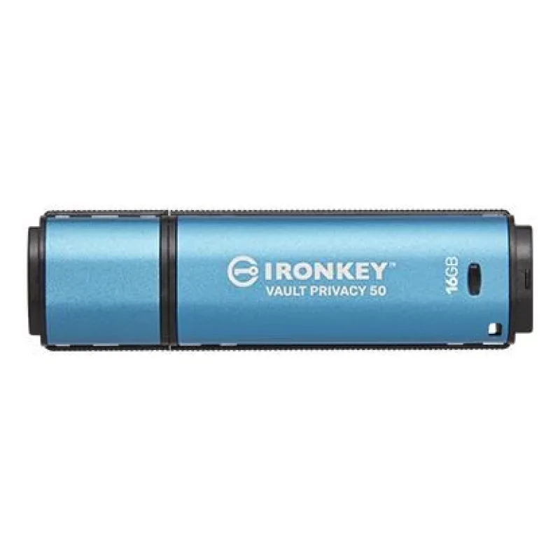 Kingston 16GB IronKey Vault Privacy 50 AES-256 šifrovanie, FIPS 197…