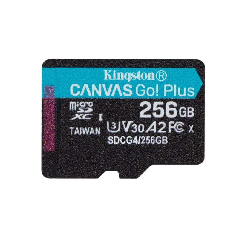 Kingston Canvas Go Plus A2/ Micro SDXC/ 256GB/ UHS-I U3/ Class 10/ +…